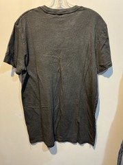 Disney Shirt Mens Gray Short Sleeve Crewneck Retro Graphic Logo Cotton Medium M