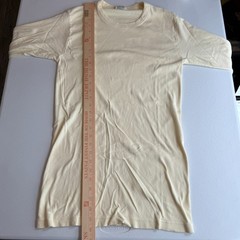 VTG Universal Thermal Shirt XL Cream Long Sleeve Heavyweight 100% Cotton USA