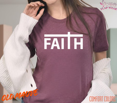 Unisex Faith Cross Christian T-Shirt, Men T shirt,Women T shirt Gift ReligionTop
