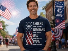 Personalized Papa 250th America Shirt, Custom Dad Grandpa Patriotic Tee