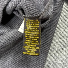 Stanley Mens Size XL Gray Waffle Knit Thermal Henley Long Sleeve Casual Shirt
