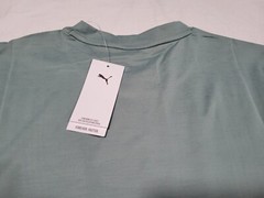 Puma Mens ESS Big Logo Sleeve Less Sports Tank Puma Forever Green Moon –