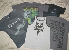 Zoo York Nobility American Rag db dunbrooke Men’s L Large Lot 5 pc T shirts