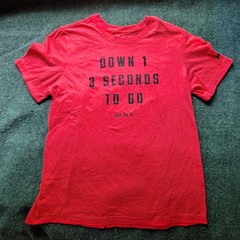 Nike Shirt Mens Large Red The Nike Tee Just Do It Graphic Swoosh T-Shirt Sports