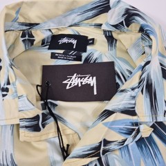 Stüssy Bamboo Print Shirt (Light Yellow)