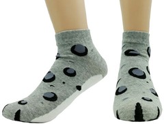 Women’s Cute Kitty Cat Socks with Paw Prints on Toes Novelty Ankle Socks