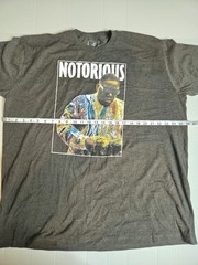 Brooklyn Mint Biggie Smalls Coogi Sweater Graphic Gray T-Shirt Men’s XXL NWOT