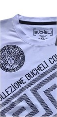 Men’s Bucheli T Shirt,Soft Cotton,Stretch,Italian Style L XL…E6.B