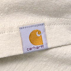 CARHARTT Heavyweight Shirt Mens 2XL XXL Beige Outdoor Long Sleeve Relaxed NWT