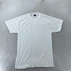 Vintage Blank White DPSC BVD Shirt Mens S/M Tee Combed Cotton Crewneck 90s