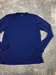 BCG Shirt Mens Size Large Blue Long Sleeve Stretch Athletic