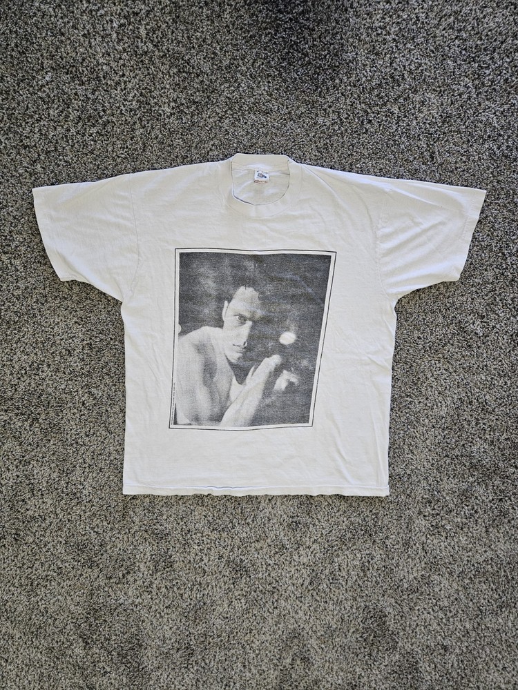 Vintage 90s George Holz Famous Photographer Art NEILL Photograph T-Shirt XL Rare