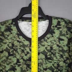Goodthreads Men’s Pullover Camo T-Shirt Short Sleeve Green Size M