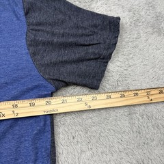 Red Camel Shirt Mens XL Gray Blue Colorblock Crew Neck Casual Soft Tee