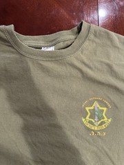 LOT OF 3 – ISRAEL T-SHIRT IDF ISRAELI AIR FORCE ISRAEL POLICE – NO SIZE
