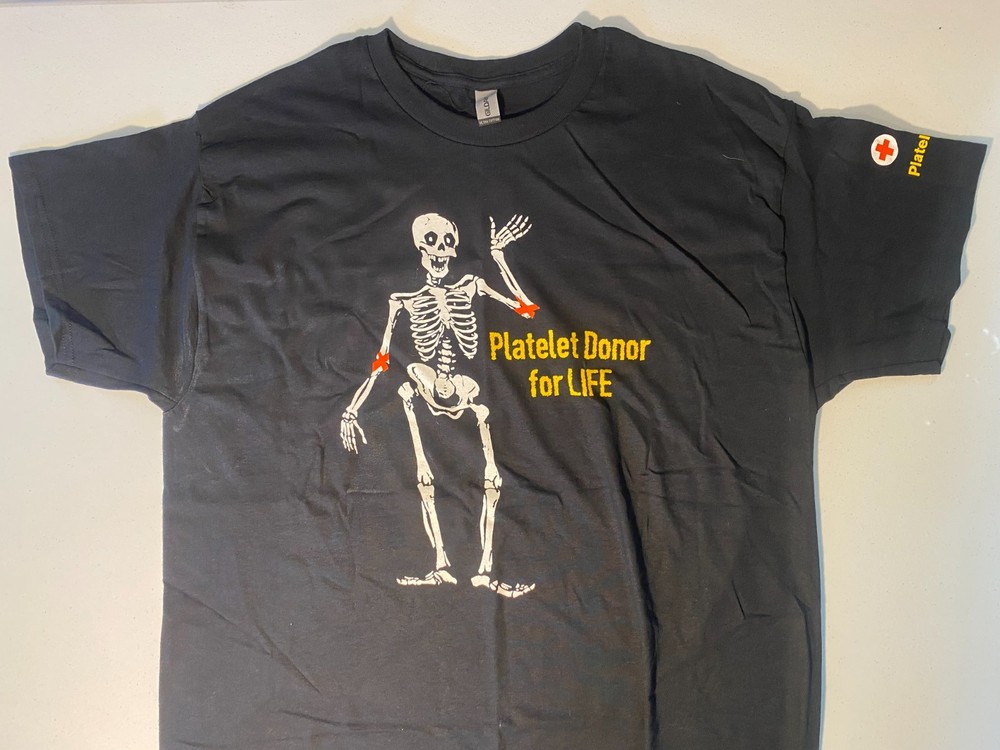 American Red Cross Halloween Platelet Donor for Life XL T-Shirt – Blood Donor