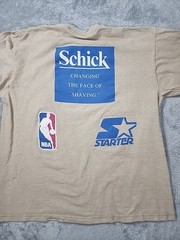 VINTAGE Starter 90s Shirt XL Schick Super Hoops NBA Logo Basketball