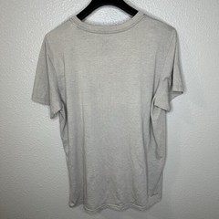 Adidas Men’s Large Shirt Go-to Performance Tee Beige Logo Shirt Lightweight