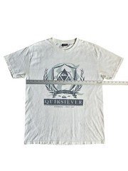 Vintage Y2K Quicksilver Graphic Short Sleeved Surf T-Shirt Size L