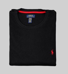NWT -POLO RALPH LAUREN Mens Waffle Knit Thermal Long Sleeve Shirt – BLACK S-XXL