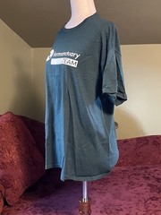 “Farm Sanctuary Team” Hanes Unisex Ecosmart T Shirt Large Green & White