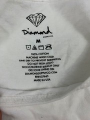Men’s Diamond Supply Co Logo Men Graphic White T Shirt Size M