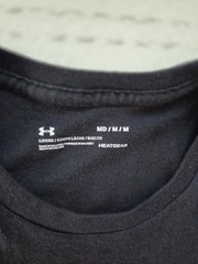 Under Armour Heatgear Freedom T-Shirt Size Medium, Patriotic Black and White