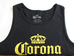 Primitive Apparel x Corona Heritage II Tank Top Black Sleeveless Tee Cotton Sz M
