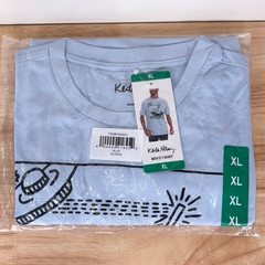 NWT Keith Haring Men’s XL T-Shirt “Man on Dolphin” Short Sleeve Graphic Tee