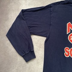 Vintage 90s NYPD Softball Shirt Size XL Long Sleeve New York Police Bacardi NYC