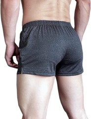 Men’s Bodybuilding Shorts 3 Inch Inseam Workout Large/3″ Inseam, Black