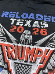 NEW TRIUMPH TEXAS Reloaded 2026 3 Nights Concert Tour XL Blk Rock N Roll Shirt