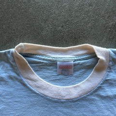 Vintage 70s California Shirt Size Medium Light Blue Venice Beach Los Angeles