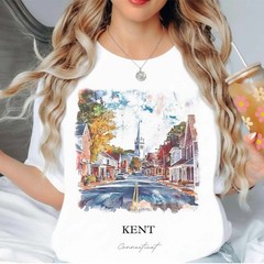 Kent Connecticut Unisex Shirt Travel Gift Connecticut Trip Lover Souvenir Tee
