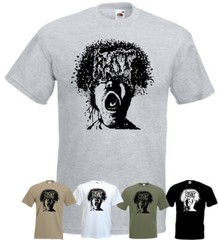 ROT t-shirt hardcore punk khaki olive black heather grey white all sizes S-5XL