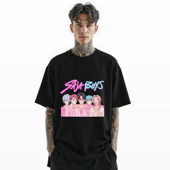 Siya Boys Anime Graphic T-Shirt – KPOP Inspired Boy Band Tee A276