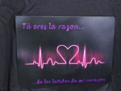 Tu eres la razón de los latidos de mi corazón Sound Activated Light Up T-Shirt M