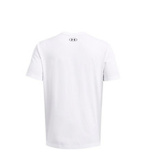 NEW Under Armour x Project Rock Men’s L Payoff Bull White T-Shirt 1383191-100