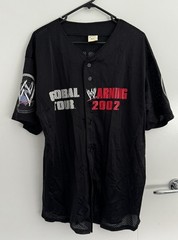 WWE Global Warning Shirt 2002 – Mint Condition NEVER WORN (Melbourne AUS Tour)