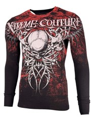 Xtreme Couture by Affliction Men’s Thermal T-shirt Bare Bone