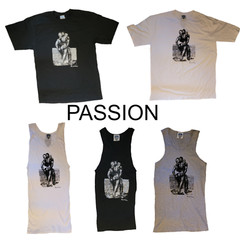 Tom of Finland T-shirts Tank Tops Gay Muscle Leather Fetish Black White Men Gray