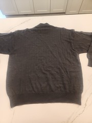 Murano Mens 100% Wool Sweater – sz XL Grey