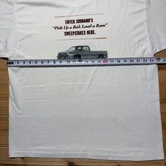 Vintage 90s Hanes Shimano Fishing Pick Up Truck Promo Graphic T-Shirt USA – XL