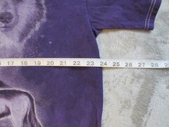Vintage Wolf Pack Wolves Full Moon Shirt Mens XL Purple Black Howling AOP 3D
