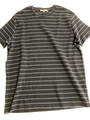 Slate & Stone Shirt Mens XL Blue Stripe Waffle Knit Crewneck Tee Lot 2 Casual