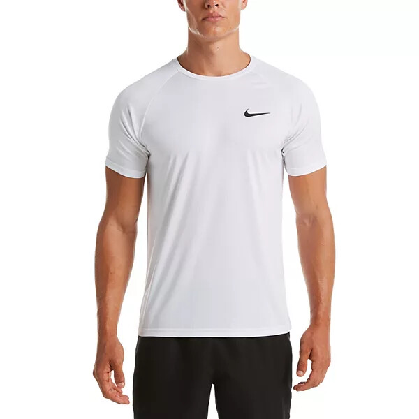NWT NIKE MEN’S HYDROGUARD Swim T-Shirt White M L XXL
