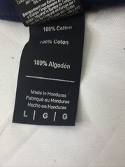 Anvil Lightweight Men’s Short Sleeve Crew Neck “Jesus Saves” Navy Shirt Size L