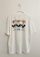 Vintage 1994 Chandler Arizona Ostrich Festival Shirt Size XL White