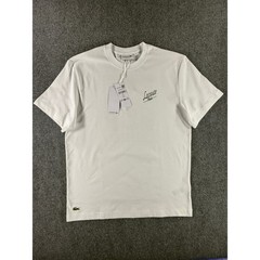 Lacoste Heritage Paris Graphic T-Shirt White Mens Classic Fit TH5948 00 001 S