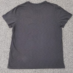 Vince Shirt Mens Large Gray Crewneck Cotton Short Sleeve Tee Solid FLAW